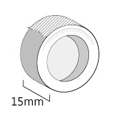 15mm紙膠帶